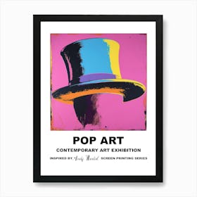 Poster Top Hat Pop Art 2 Art Print