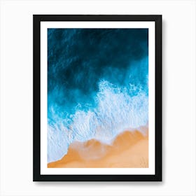 Aerial View Of A Beach 40 Art Print