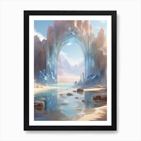 Ice Cave Art Print