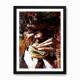 John Wayne pulp fiction movies Art Print