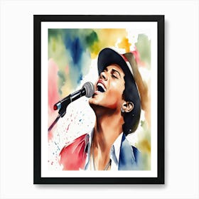 Bruno Mars Art Print