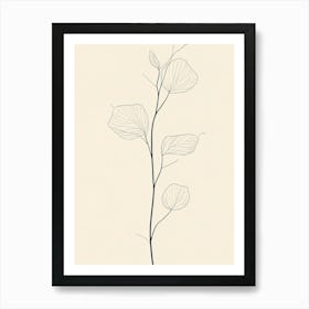 Twigs And Leaves Art Print