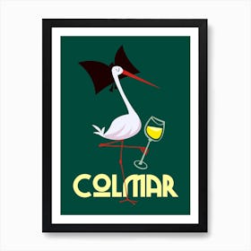 Colmar Poster Green Art Print