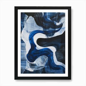 'Blue Wave' 6 Art Print