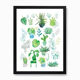 All My Plants Art Print