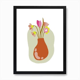 Flowers Pot Art Print