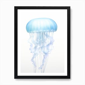 Turritopsis Dohrnii Importal Jellyfish Watercolour 3 Art Print