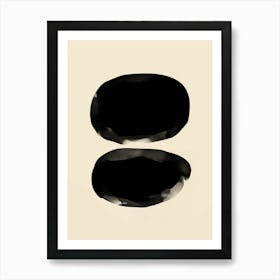 Black And White Painting 4 Art Print