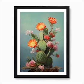 Rebutia Cactus On A Window  2 Art Print