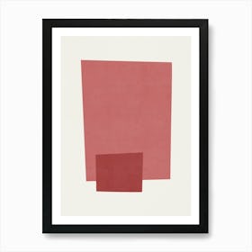 Abstract Geometric Shapes 05 8 1 Art Print