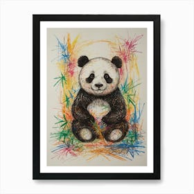 Panda Bear 25 Art Print