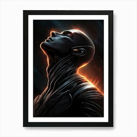 Man In Space 4 Art Print