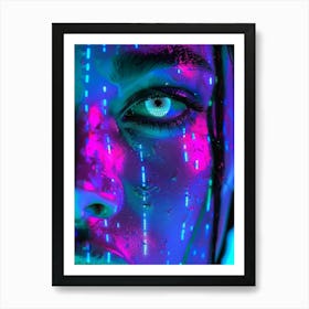 Neon Art Art Print