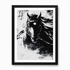 Chinese Horse 2 Art Print