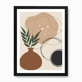 Abstract Painting , Abstract Minimalism, Modern Art, Geometric Abstraction, Digital Wall Art, Printable Wall Art, Wall Art for Print, Digital Printable Wall Art, Brown Wall Art,Abstract Aesthetic Wall Art, Abstract Minimalist Digital Wall Art . 3 Art Print