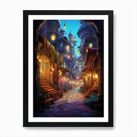 Grand Bazaar Kapal Modern Pixel Art 1 Poster