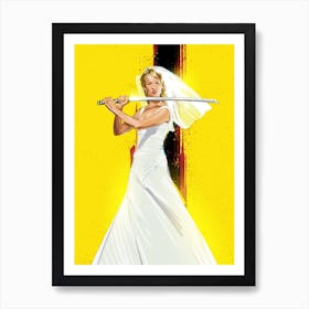 Kill Bill Bride Tarantino Art Print