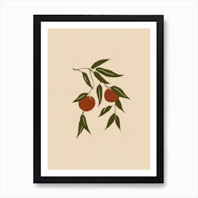 Fruit Tree Branch No 562 Art Print