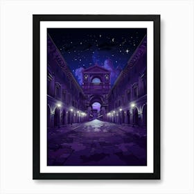 Night In The City 6 Art Print