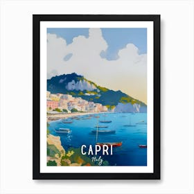 Capri Travel Art Print