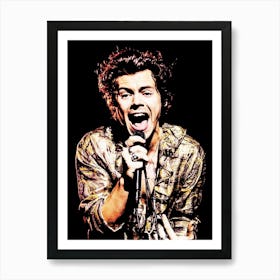 Harry Styles 9 Art Print