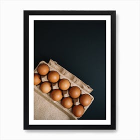 Eggs In A Carton 13 Art Print