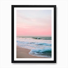 Crescent Beach, Florida Pink Photography 1 Art Print