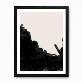 Black And White Painting 2 Art Print