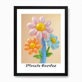 Dreamy Inflatable Flowers Poster Daisy 3 Art Print