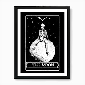 The Moon - Death Skull Gift Art Print