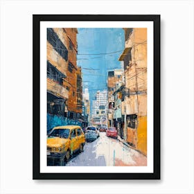 Mumbai Cityscape Illustration 2 Art Print