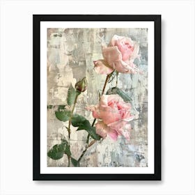 Pink Roses 14 Art Print