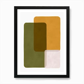 Boho geometry 1 Art Print