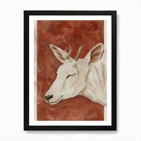White Goat Art Print