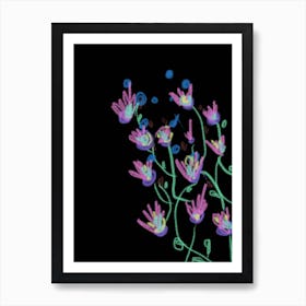 Flowers In The Night Art Print