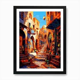 Spice Bazaar Pixel Art 1 Art Print