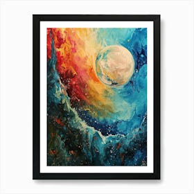 Moon In The Sky Art Print