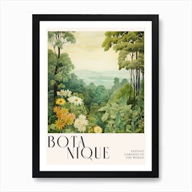 Botanique Fantasy Gardens Of The World 16 Art Print