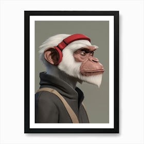 Chimpanzee 5 Art Print