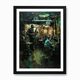 Saxophone Player 2 Art Print