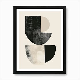 Dipolog Stone Park Bauhaus Minimalist Art Print