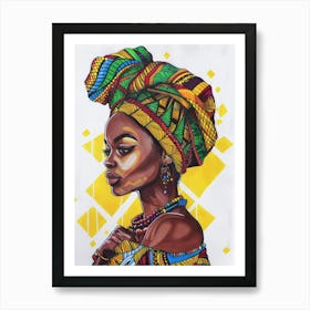 African Woman 217 Art Print