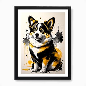 Corgi Dog 1 Art Print