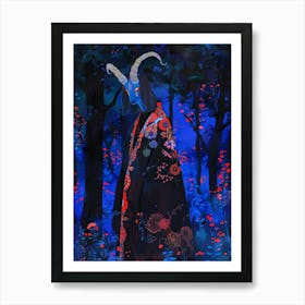 Demon In The Forest Art Print