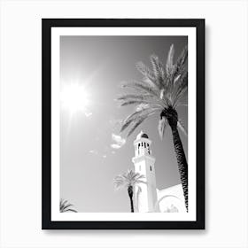 Djerba, Tunisia, Black And White Photography 2 Art Print