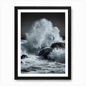 Crashing Waves Art Print