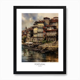 Porto, Portugal 2 Watercolor Travel Poster Art Print