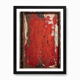 Vintage Frame Exhibiting Signs Of Aging A Spectrum Of Worn And Grimy Textures Co Existing On Its Su (3) Art Print