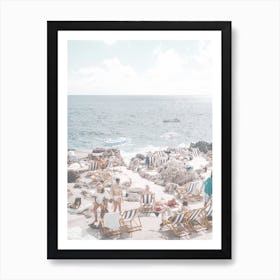 Italian Coast Beach Art Print