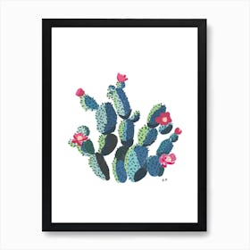 Watercolor Cactus Art Print